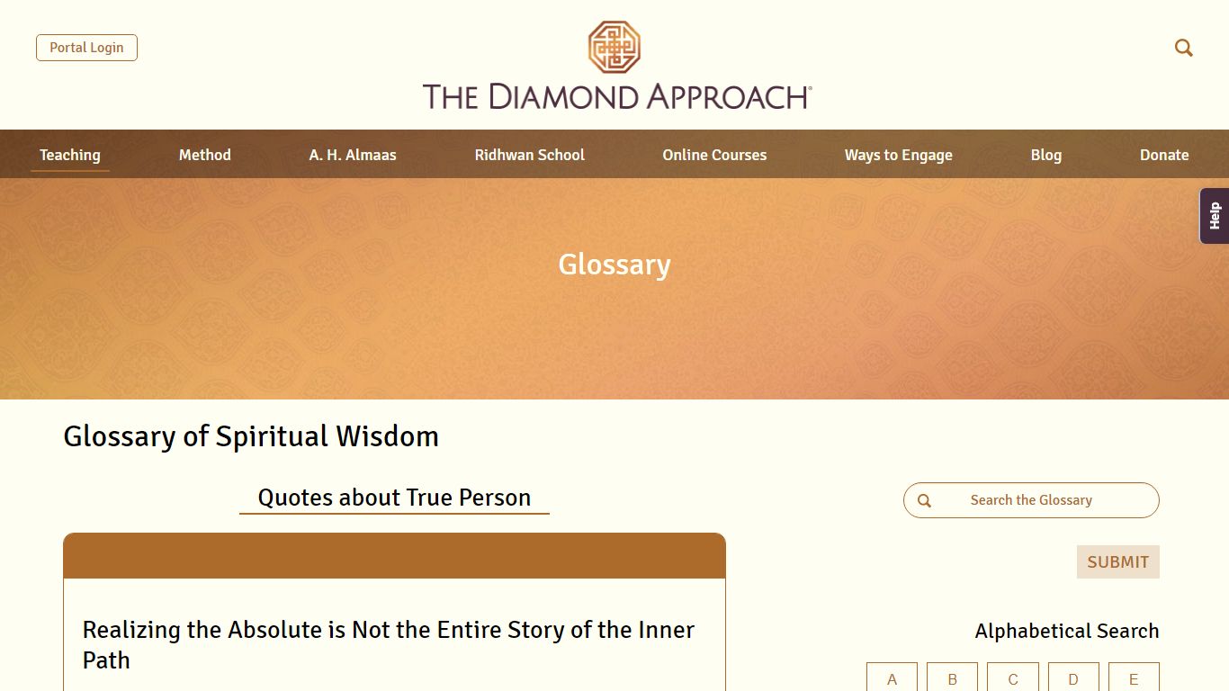 True Person | Ridhwan - Diamond Approach